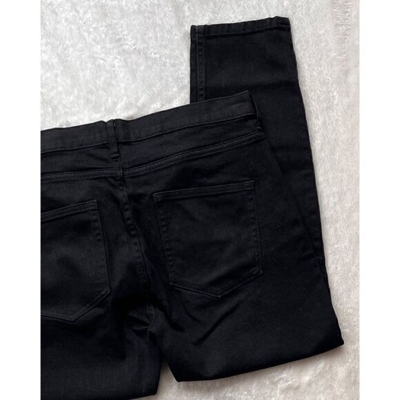 Everlane High Rise Slim Straight Ankle Jean in Black, Size 32 - Picture 15 of 15